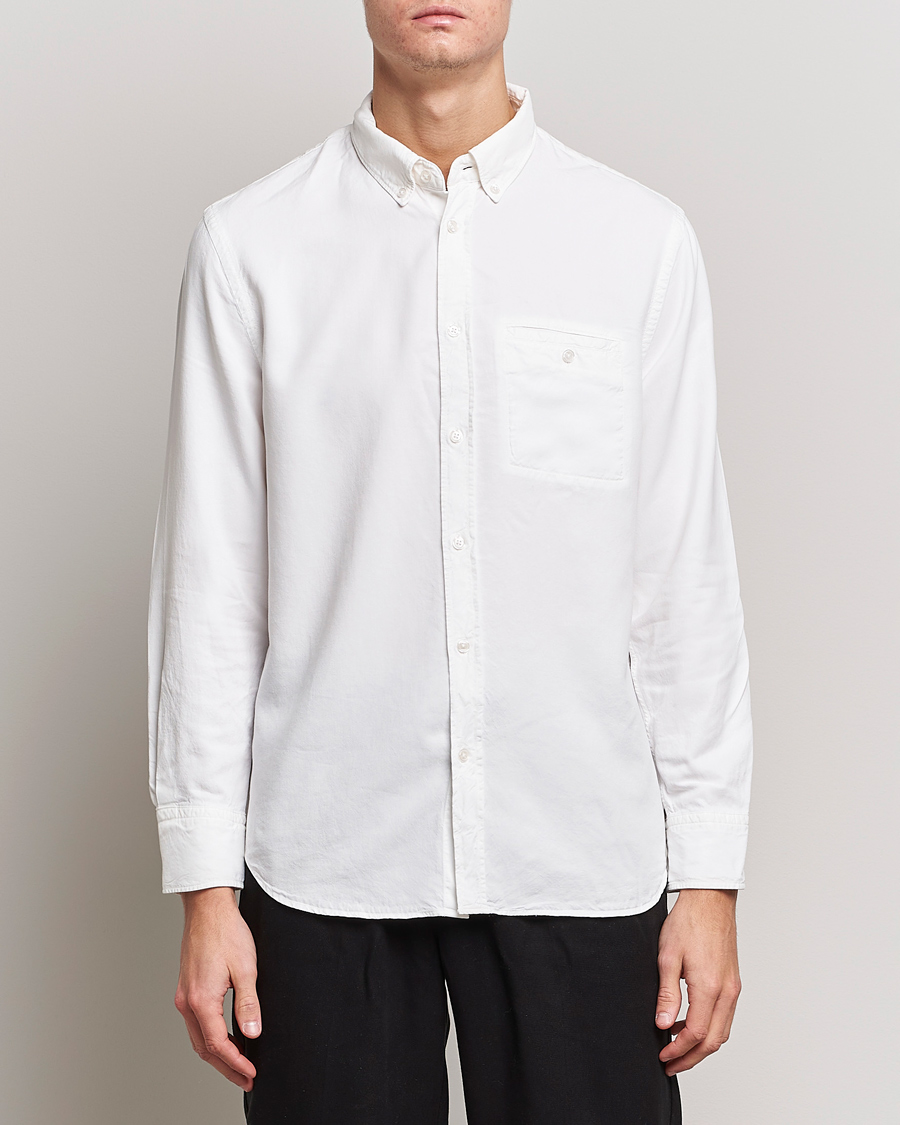 Men | Shirts | Filippa K | Zachary Lyocell Shirt White