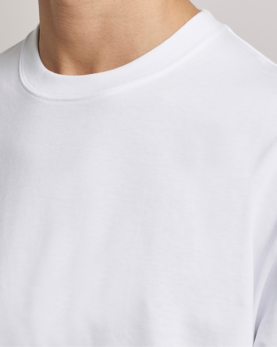 Men | T-Shirts | Filippa K | Heavy Cotton Crew Neck T-Shirt White