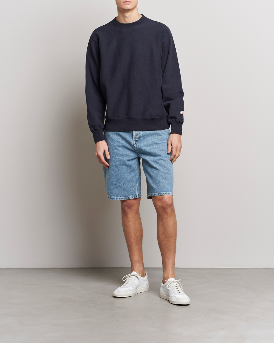 Men | Shorts | Filippa K | Bermuda Denim Shorts Allover Stone