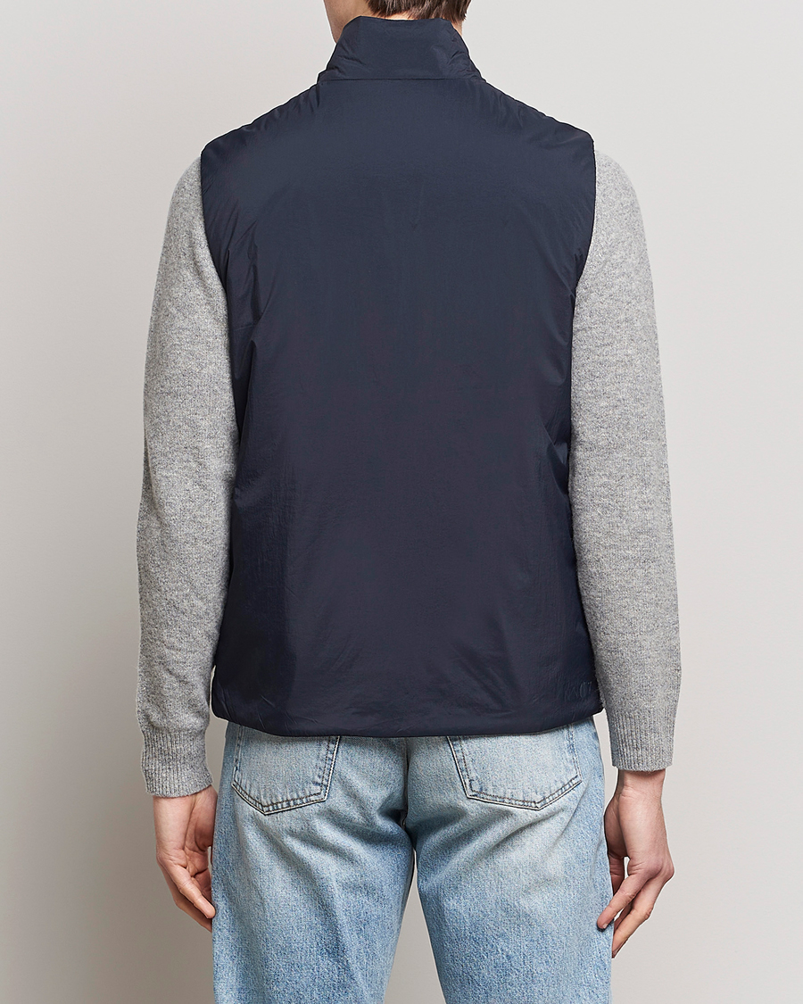 Men | Gilets | NN07 | Verve Padded Waistcoat Navy Blue