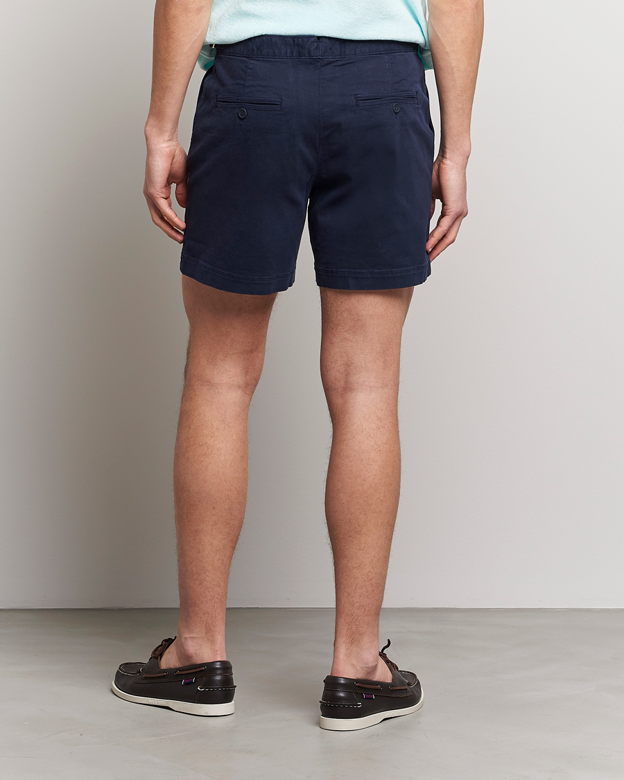 Men | Shorts | Orlebar Brown | Bulldog Cotton Stretch Twill Shorts Dark Navy