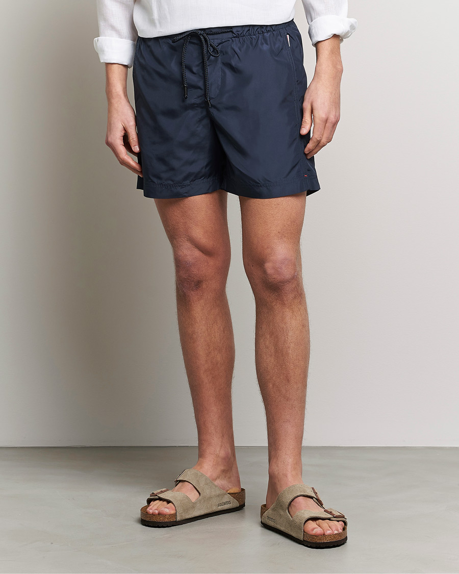 Men | Swimwear | Orlebar Brown | Bulldog Drawcord Solid Swimshorts Night Iris