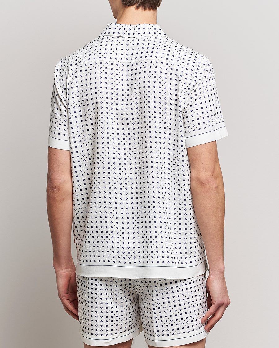 Men | Shirts | Orlebar Brown | Hibbert Cravat Linen/Viscose Shirt Sea Mist