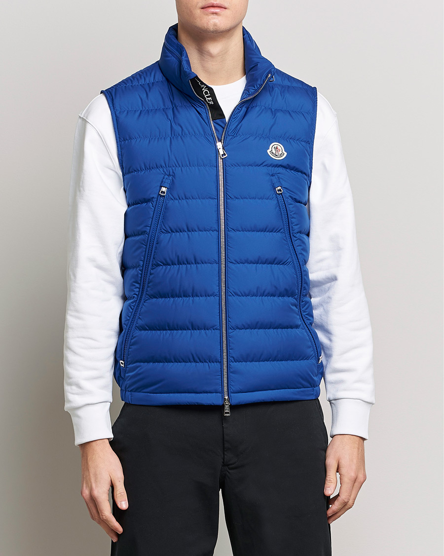 Men | Gilets | Moncler | Albyt Down Vest Royal Blue