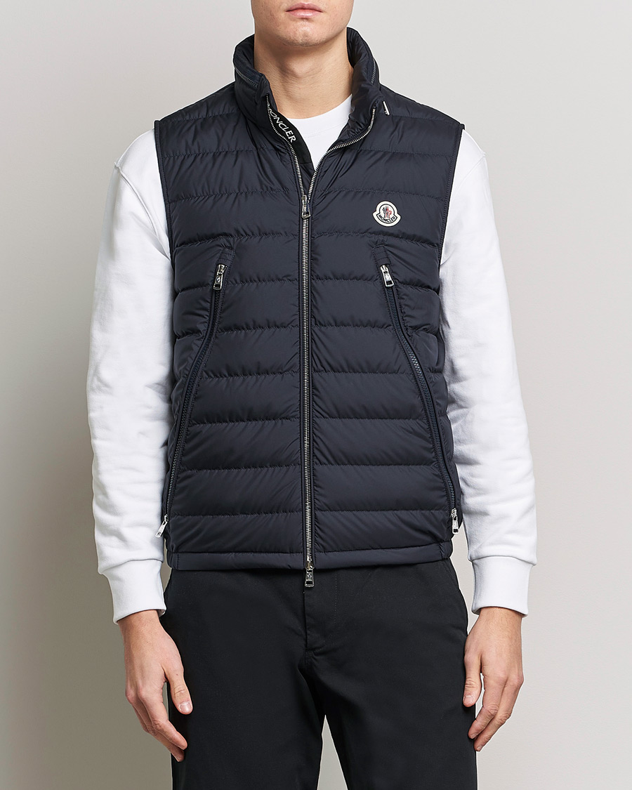 Men | Gilets | Moncler | Albyt Down Vest Navy