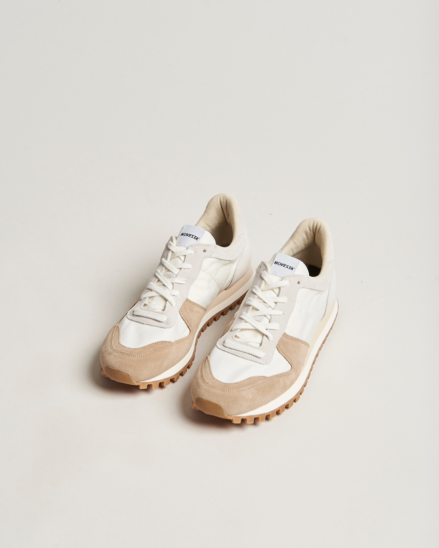 Men | Sneakers | Novesta | Marathon Trail Running Sneaker White/Beige
