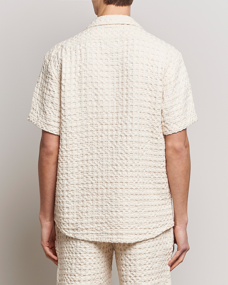 Men | Shirts | OAS | Cuba Waffle Shirt Ecru