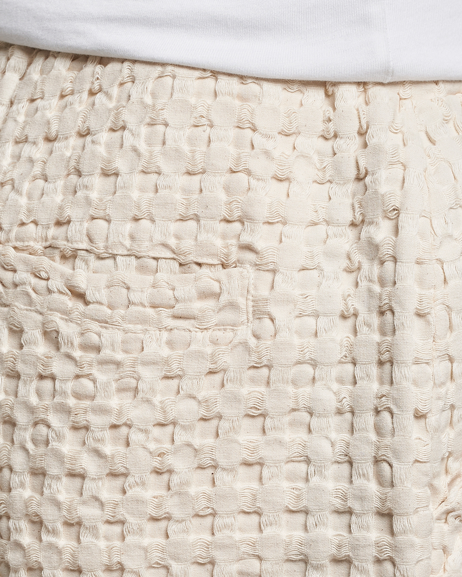 Men | Shorts | OAS | Porto Waffle Shorts Ecru