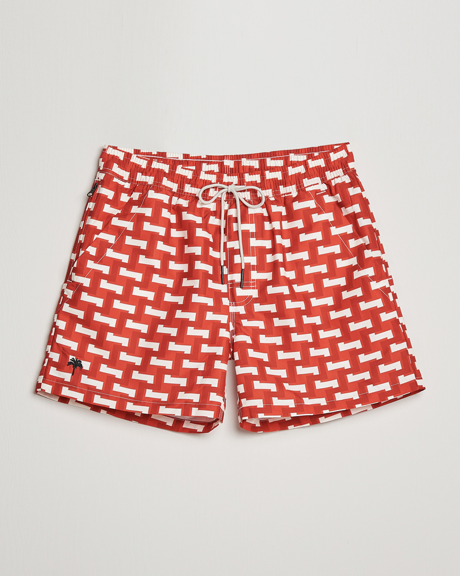Men | Swimwear | OAS | Printed Swimshorts Layer Zig