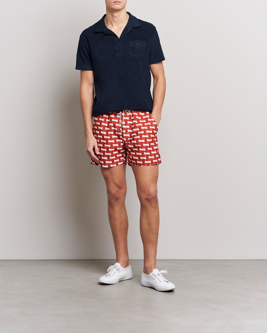 Men | Swimwear | OAS | Printed Swimshorts Layer Zig