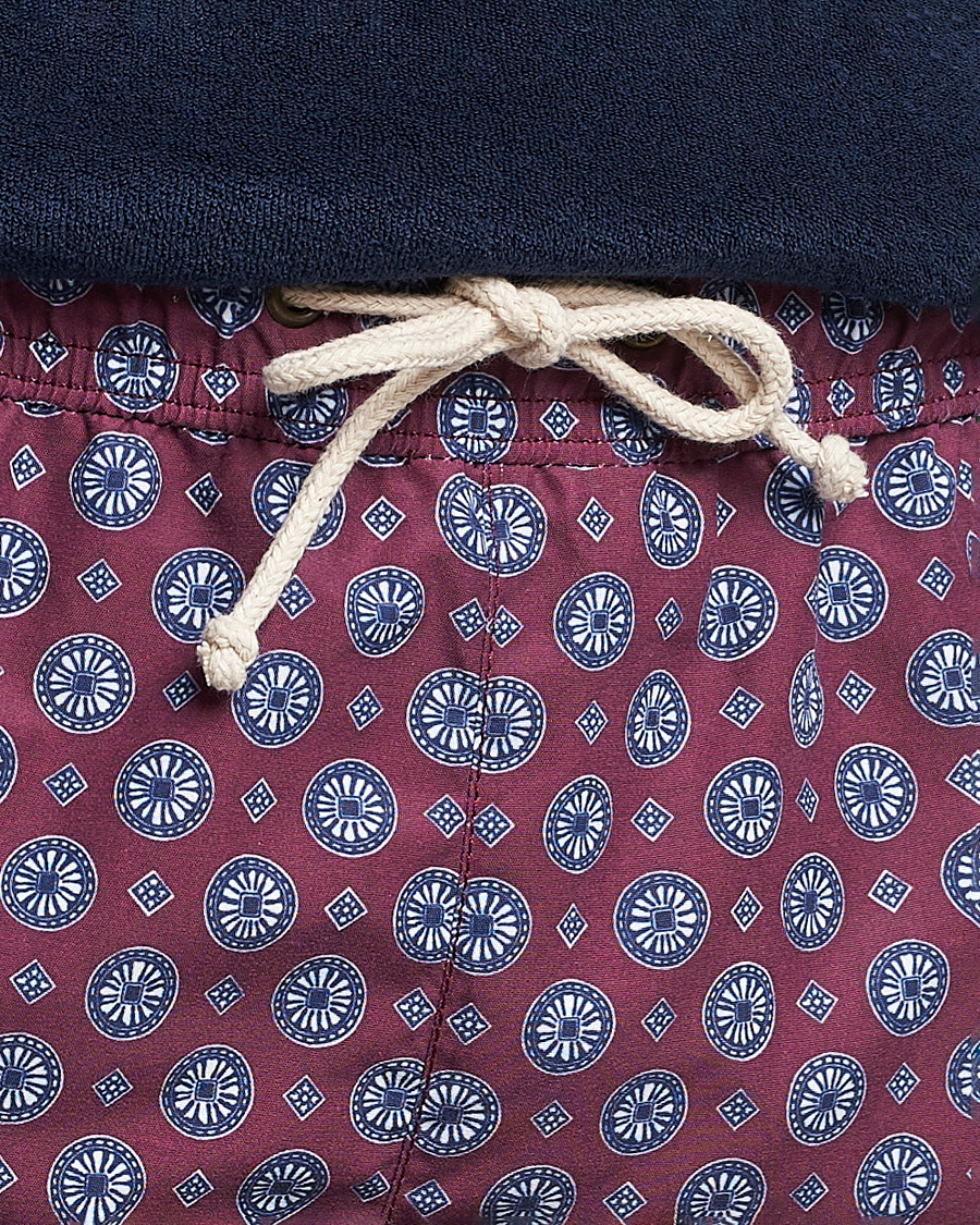 Men | Swimwear | Ripa Ripa | Printed Swimshorts Wine