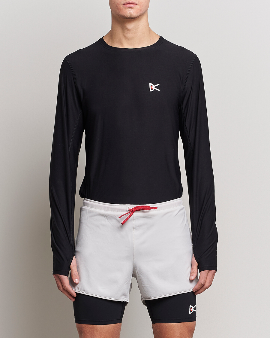 Men | T-Shirts | District Vision | Aloe-Tech Long Sleeve T-Shirt Black