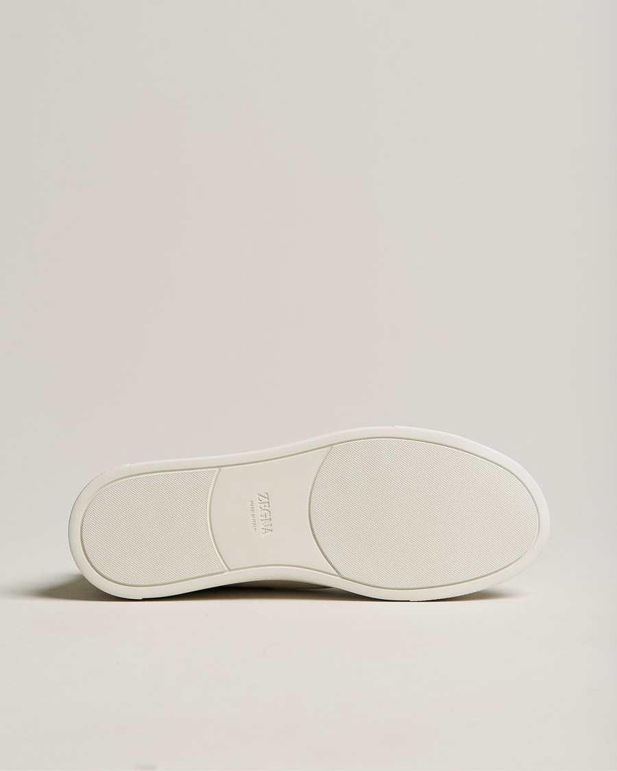 Men | Sneakers | Zegna | Triple Stitch Sneakers White Deerskin