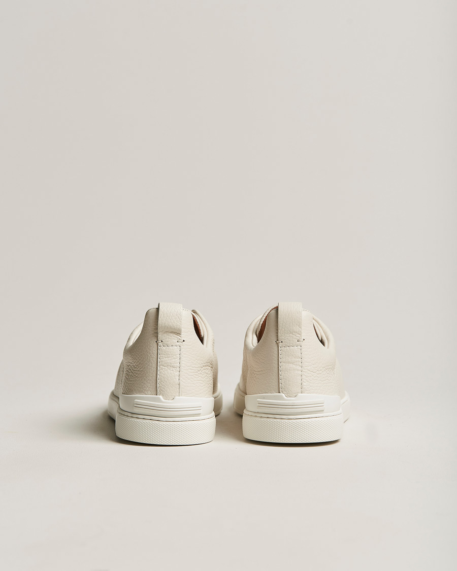 Men | Sneakers | Zegna | Triple Stitch Sneakers White Deerskin