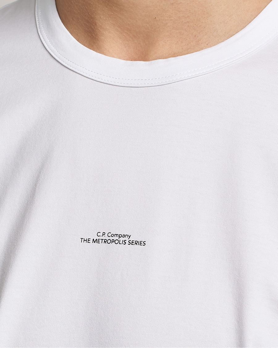 Men | T-Shirts | C.P. Company | Metropolis Mercerized Jersey T-Shirt White