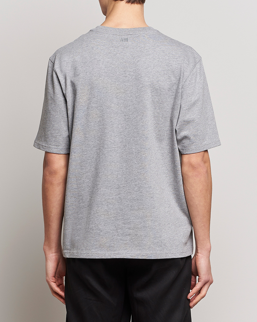 Men | T-Shirts | AMI | Big Heart Short Sleeve T-Shirt Heather Grey
