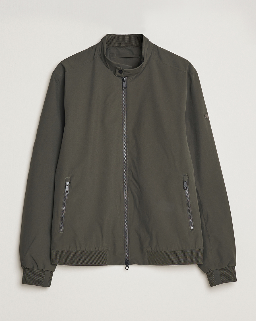 Men | Coats & Jackets | Scandinavian Edition | Plain Waterproof Jacket Dark Olive
