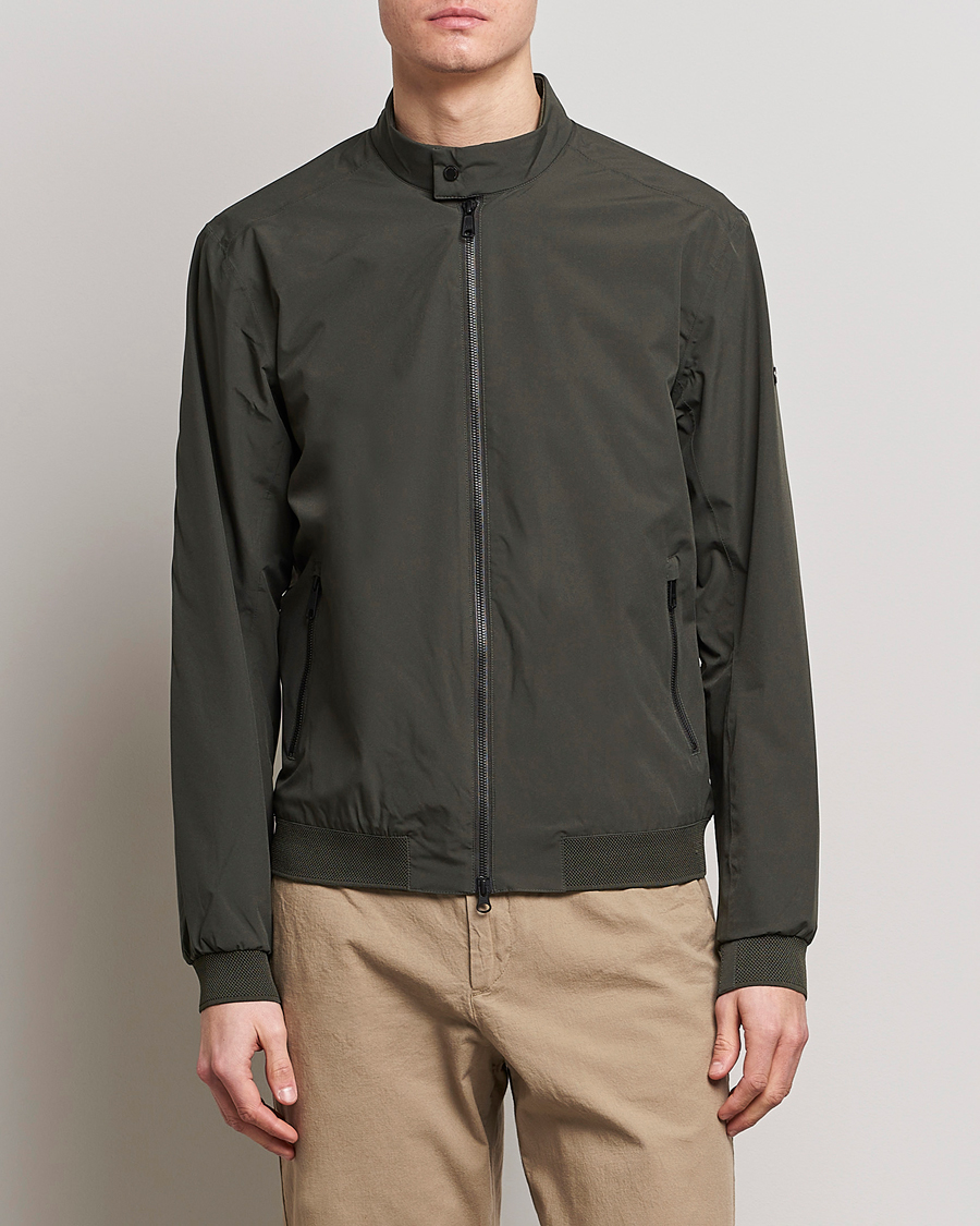 Men | Coats & Jackets | Scandinavian Edition | Plain Waterproof Jacket Dark Olive