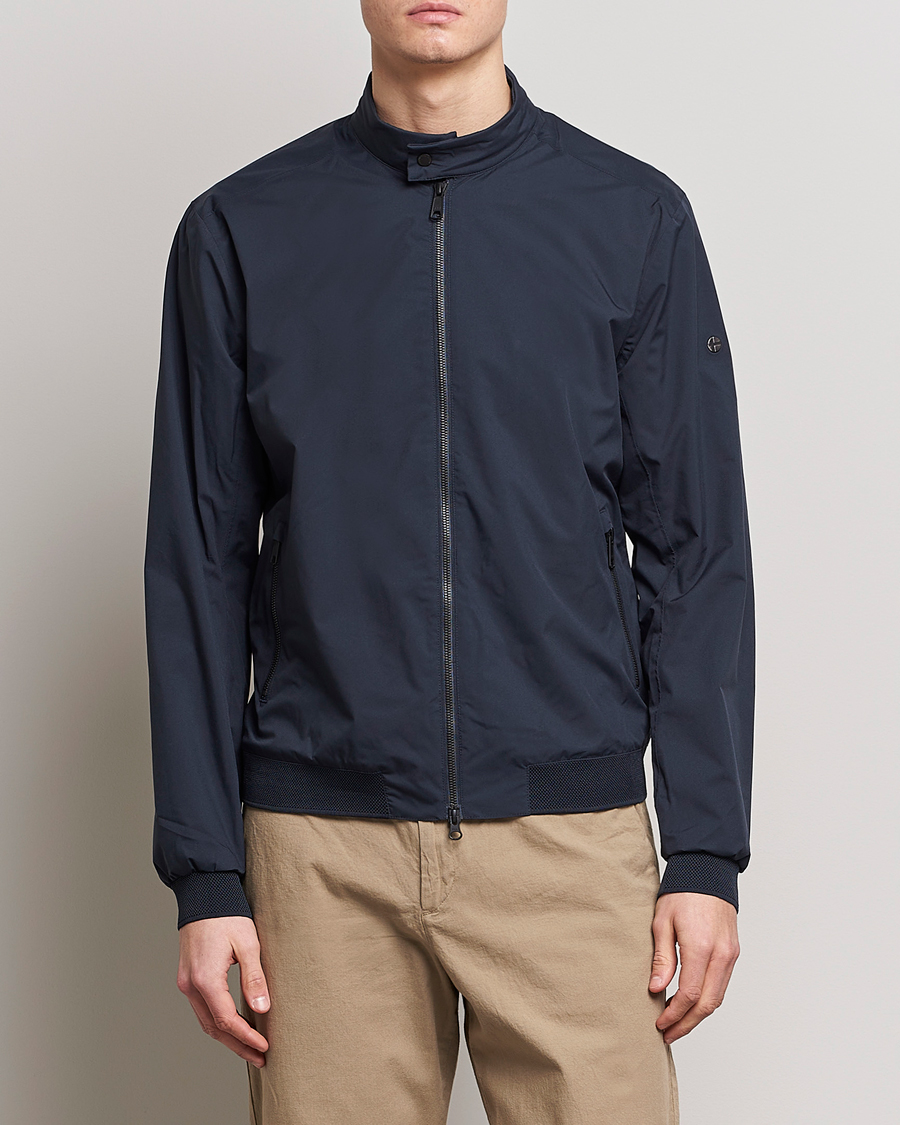 Men | Coats & Jackets | Scandinavian Edition | Plain Waterproof Jacket Midnight Blue