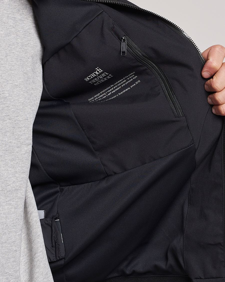 Men | Coats & Jackets | Scandinavian Edition | Plain Waterproof Jacket Onyx