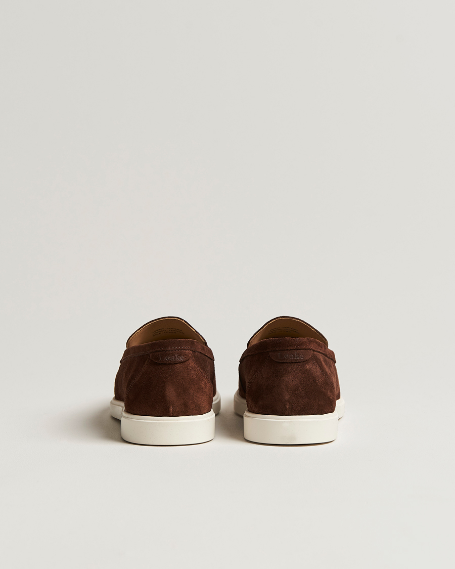 Men | Loafers | Loake 1880 | Tuscany Suede Loafer Chocolate