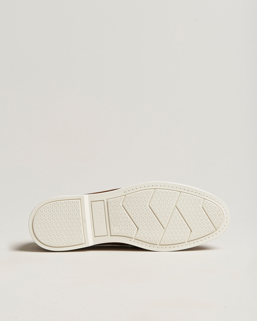 Men | Loafers | Loake Shoemakers | Tuscany Suede Loafer Chestnut