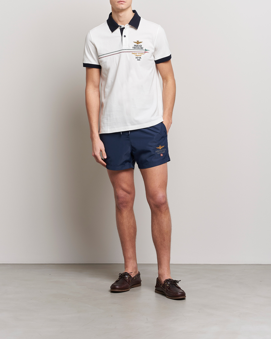 Men | Swimwear | Aeronautica Militare | Costume Swim Shorts Navy