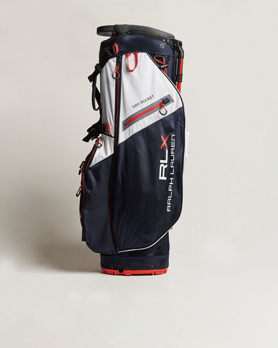 Men | RLX Ralph Lauren Stand Golf Bag White/Navy | RLX Ralph Lauren | Stand Golf Bag White/Navy