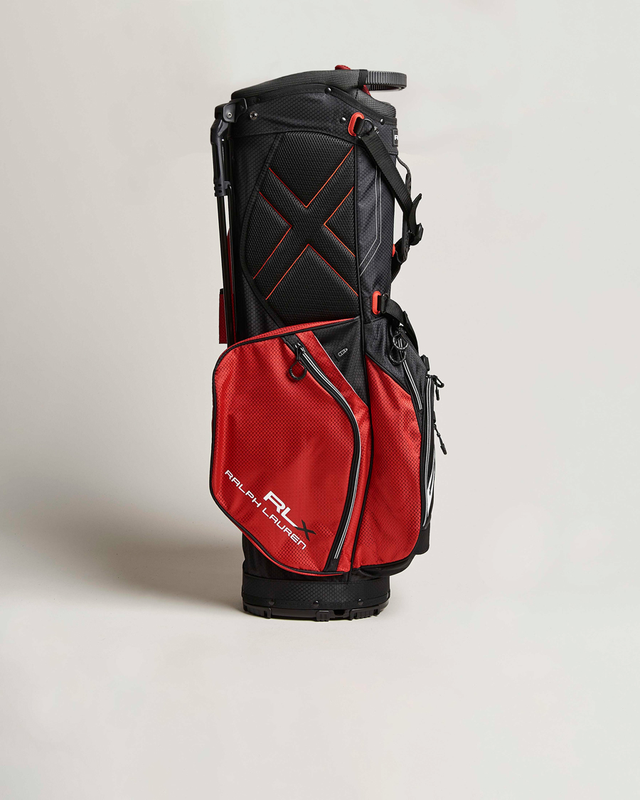 Men | RLX Ralph Lauren Stand Golf Bag Black/Red | RLX Ralph Lauren | Stand Golf Bag Black/Red