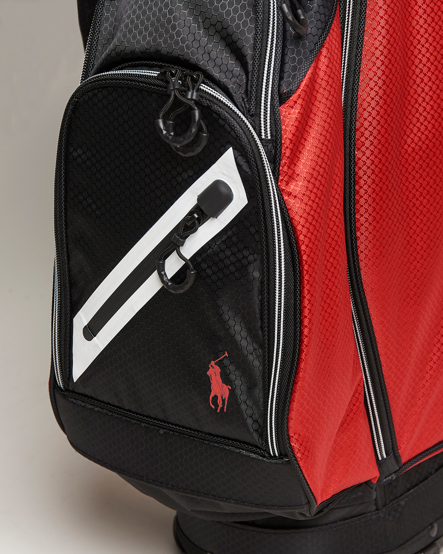 Men | RLX Ralph Lauren Stand Golf Bag Black/Red | RLX Ralph Lauren | Stand Golf Bag Black/Red