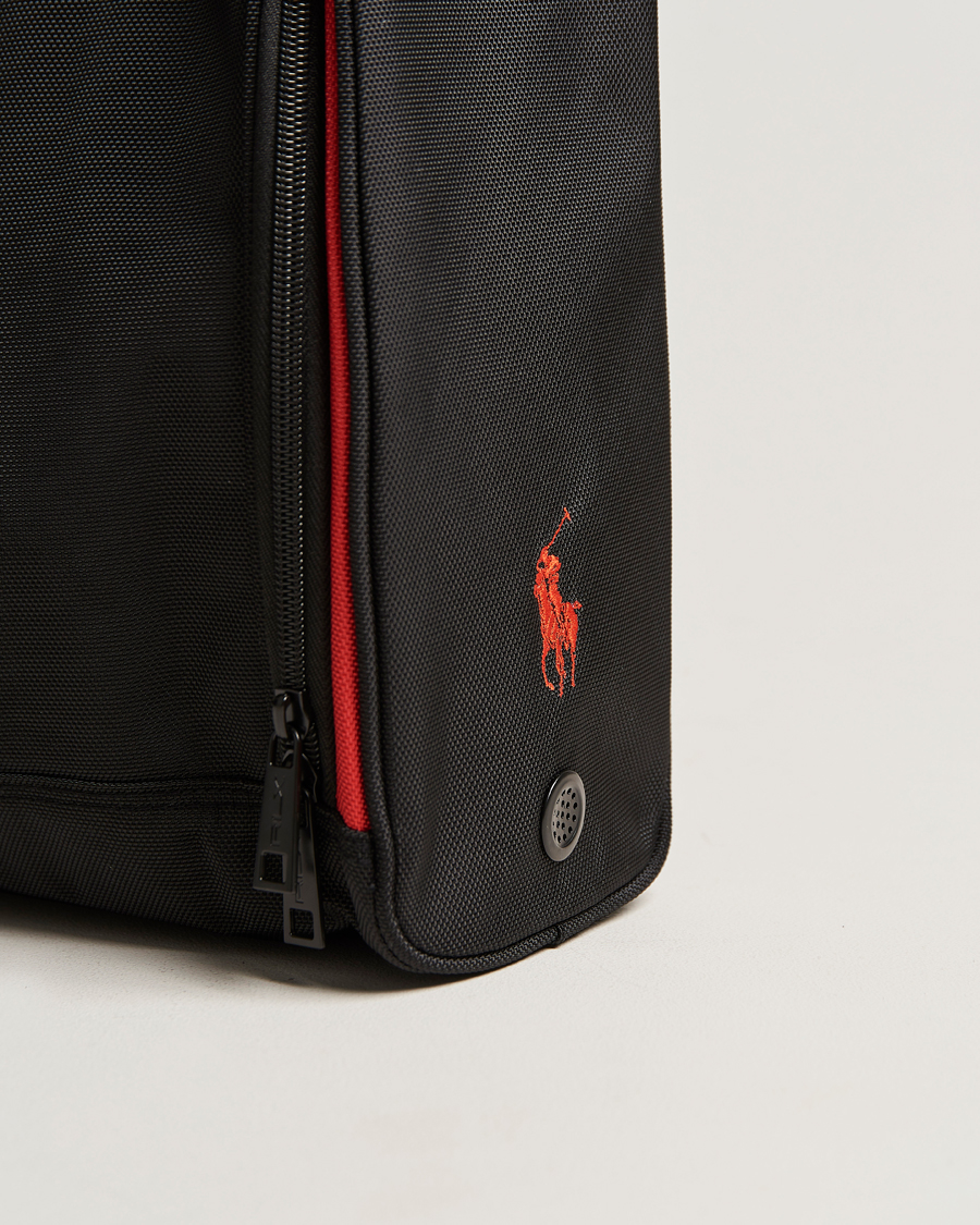Men | RLX Ralph Lauren Golf Shoe Bag Black/Red | RLX Ralph Lauren | Golf Shoe Bag Black/Red