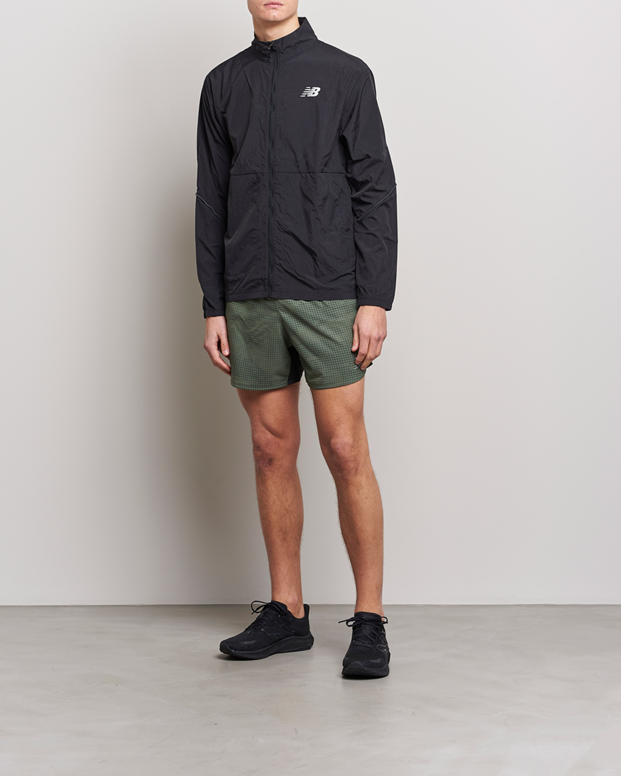Men | Shorts | New Balance Running | Impact Run 5 Inch Shorts Deep Olive