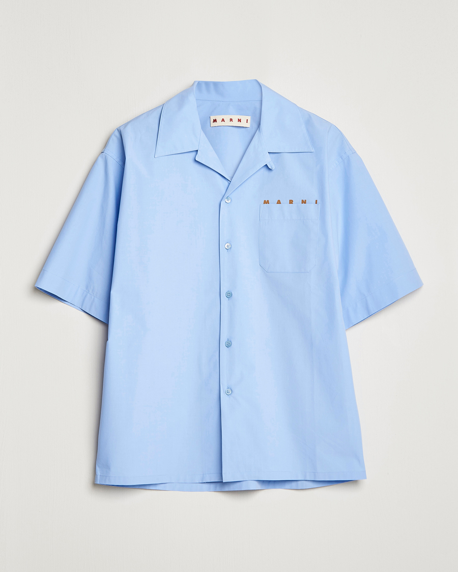 Men | Shirts | Marni | Bowling Shirt Iris Blue