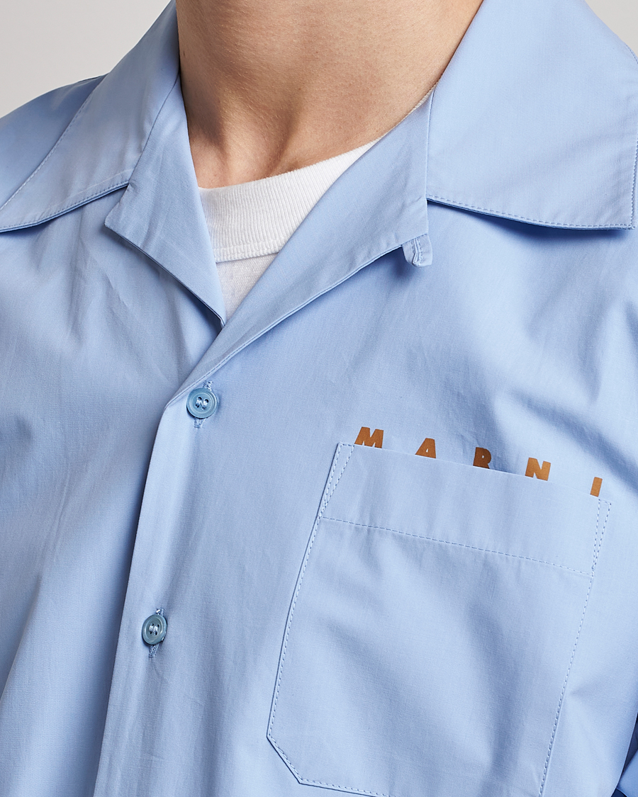 Men | Shirts | Marni | Bowling Shirt Iris Blue