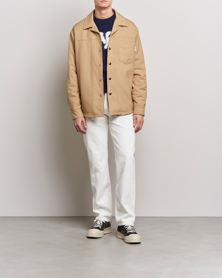 Men | Coats & Jackets | Marni | Virgin Wool Shirt Jacket Dijon