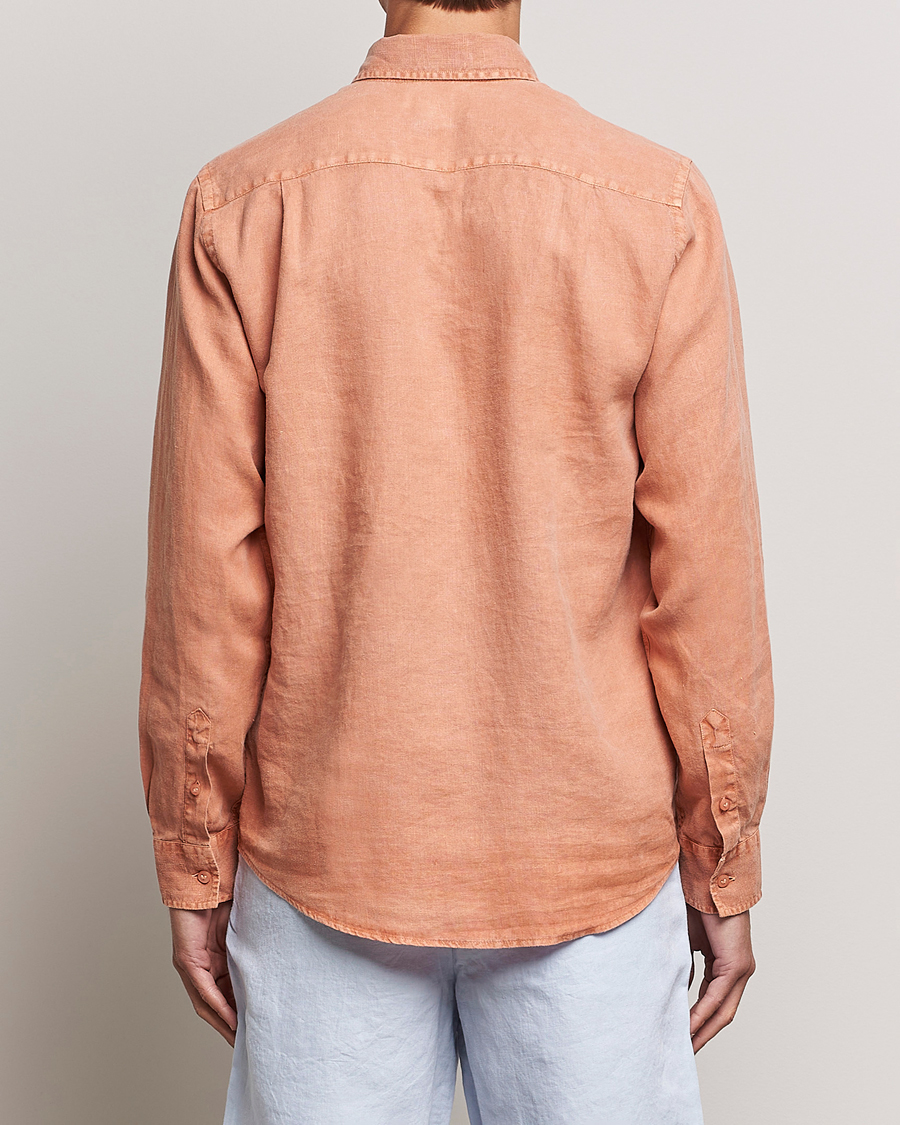 Men | Shirts | Vilebrequin | Caroubis Linen Shirt Pottery