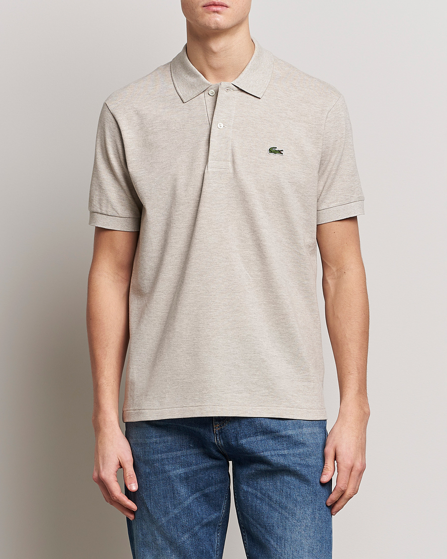 Men | Polo Shirts | Lacoste | Original Melange Polo Piké Heather Wicker