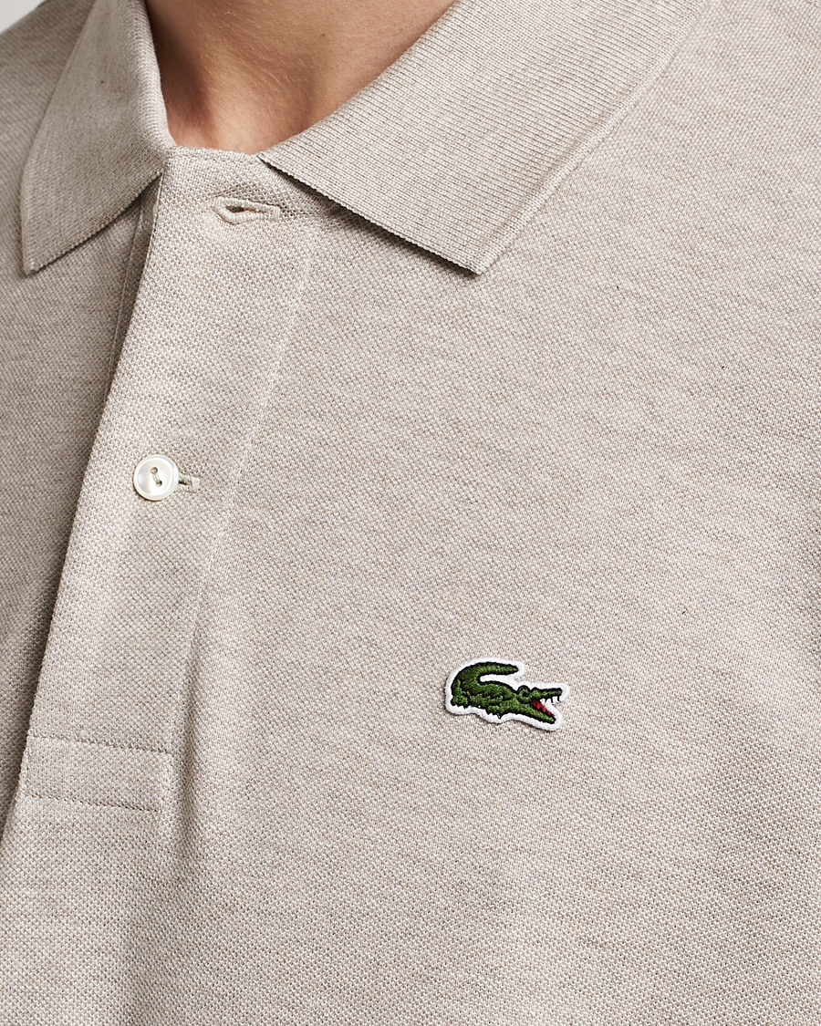 Men | Polo Shirts | Lacoste | Original Melange Polo Piké Heather Wicker