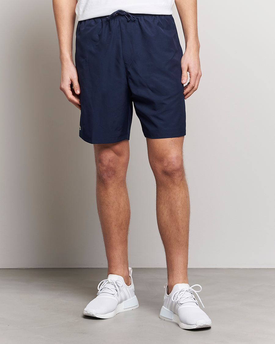 Men | Shorts | Lacoste Sport | Performance Tennis Drawsting Shorts Navy Blue