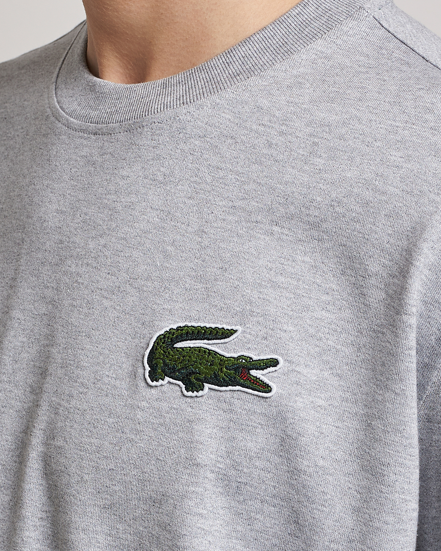 Men | T-Shirts | Lacoste | Loose Fit T-Shirt Silver Chine