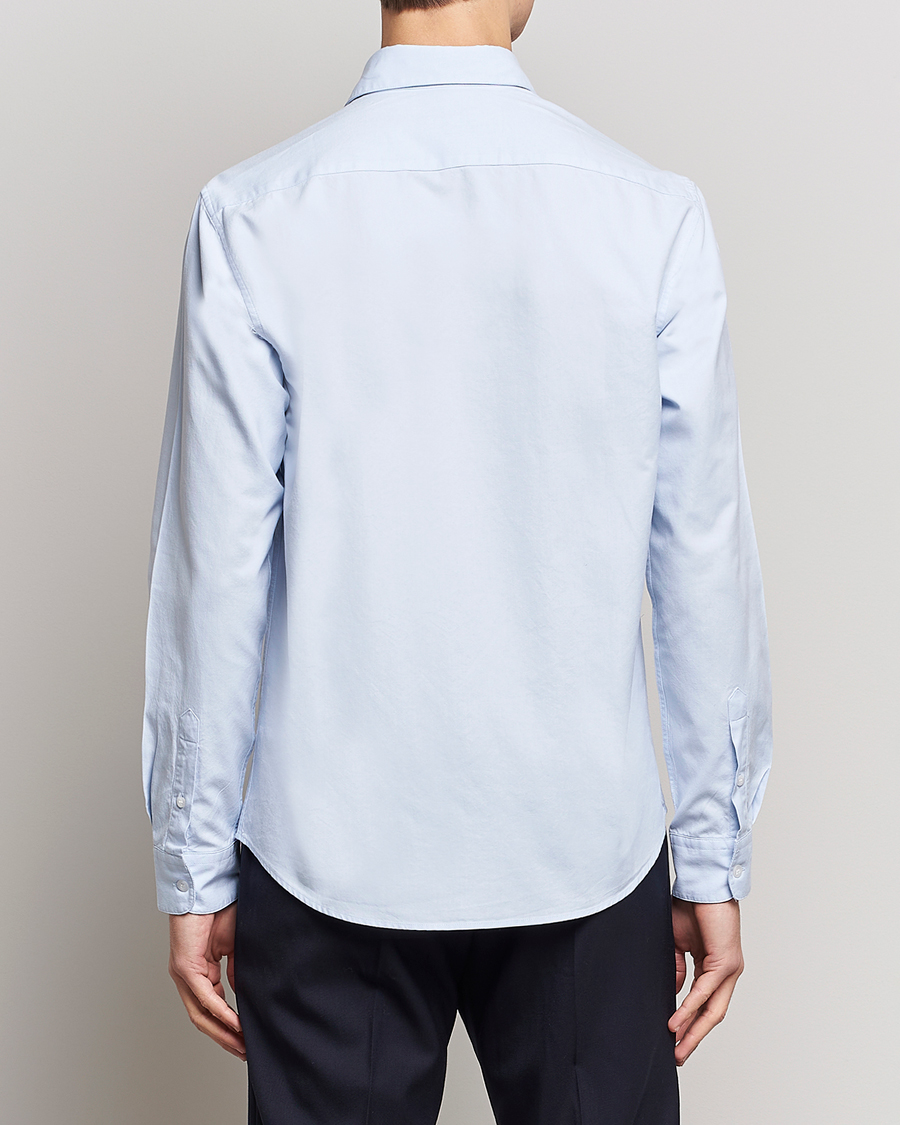 Men | Shirts | Sunspel | Casual Oxford Shirt Light Blue