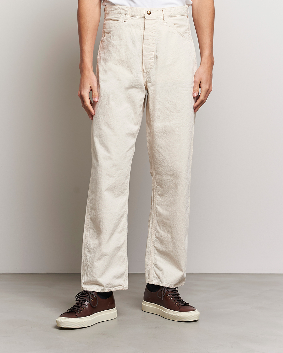 orSlow 60s Painter Pants Ecru at CareOfCarl.com