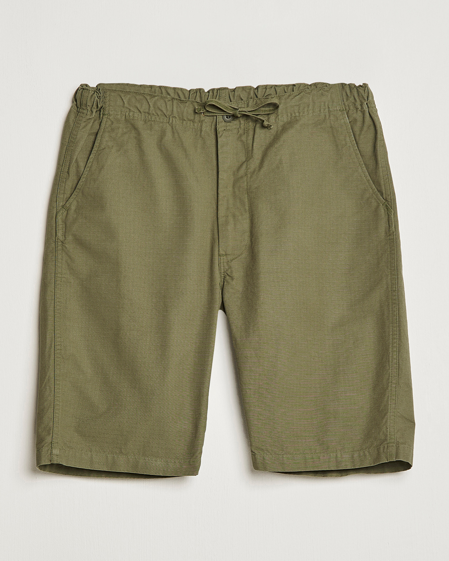Men | Shorts | orSlow | New Yorker Shorts Army Green