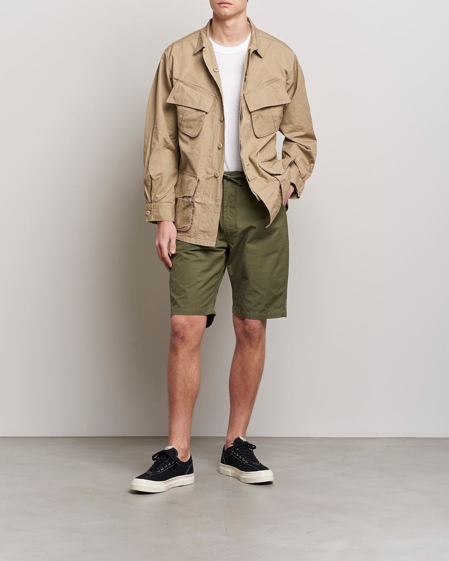 Men | Shorts | orSlow | New Yorker Shorts Army Green