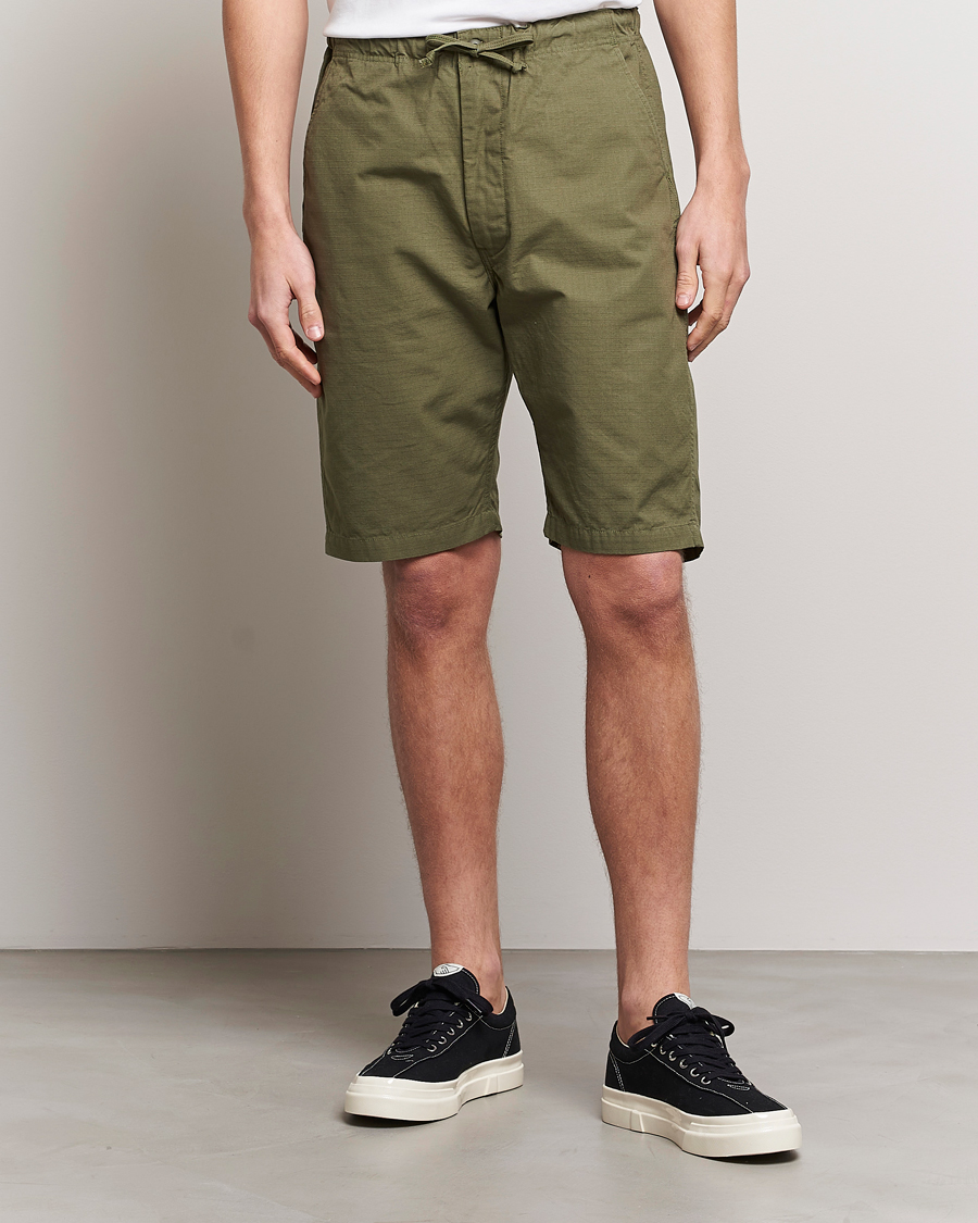 Men | Shorts | orSlow | New Yorker Shorts Army Green