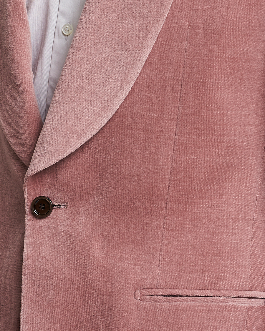 Men | Blazers | Lardini | Summer Velvet Dinner Jacket Soft Pink