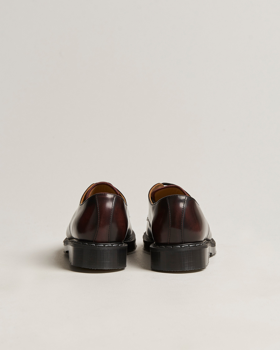 Men | Derby Shoes | Solovair | 3 Eye Gibson Shoe Burgundy Shine