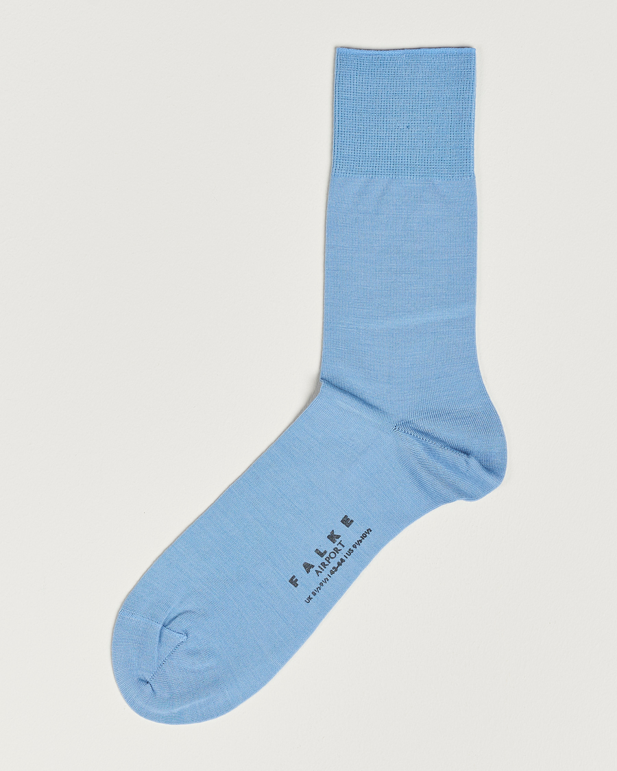 Men | Underwear & Socks | Falke | Airport Socks Cornflower Blue