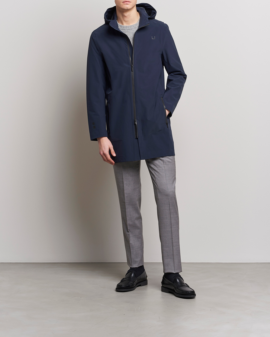 Men | Coats & Jackets | UBR | EX-3 Delta Coat Navy