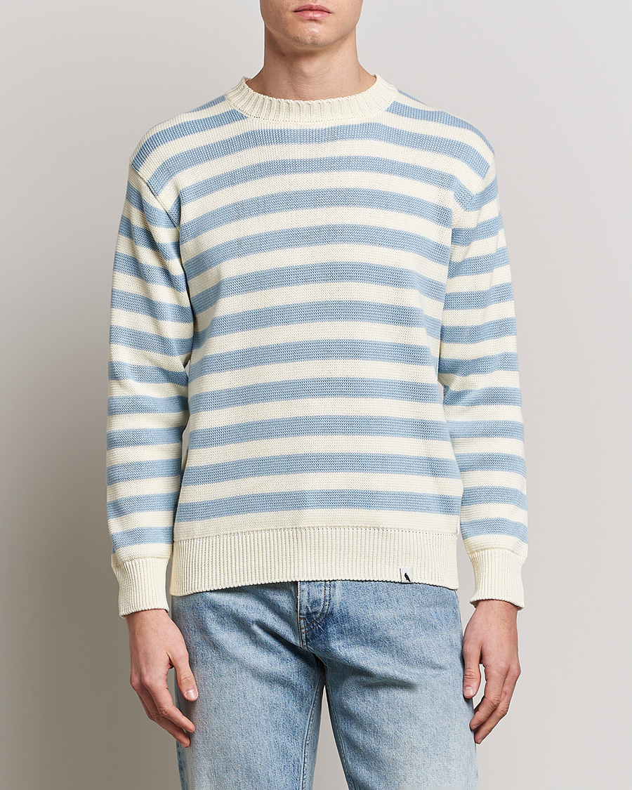 Men | Sweaters & Knitwear | Peregrine | Richmond Organic Cotton Sweater Seafoam